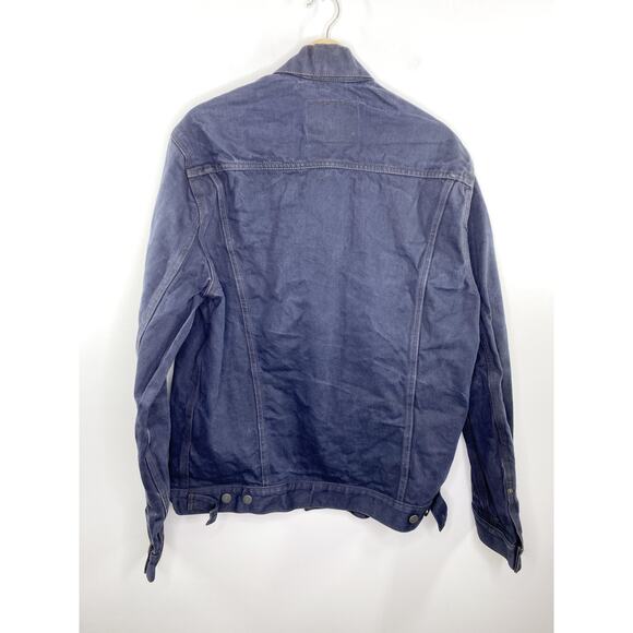 Levi's Blue Denim 100% Cotton Button Front Jacket Men's Size X-Large XL - Picture 2 of 8